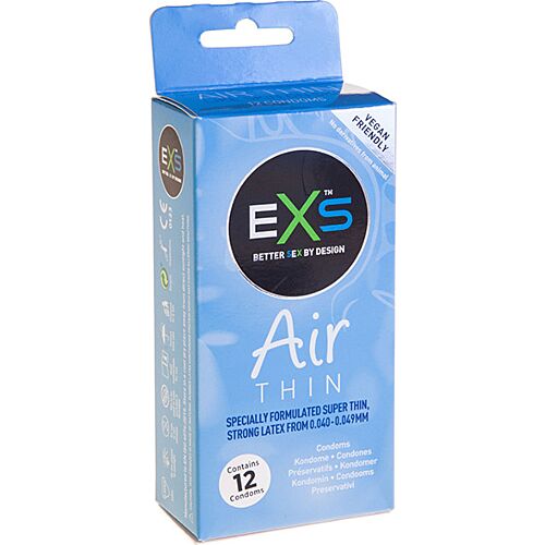 Exs Air Thin Kondomer 12s - Ultra-tunna för komfort