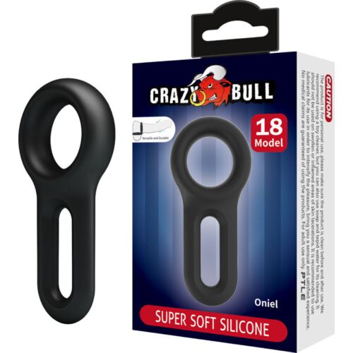Ring Crazy Bull Modell 18 för Förbättrad Manlig Intimitet