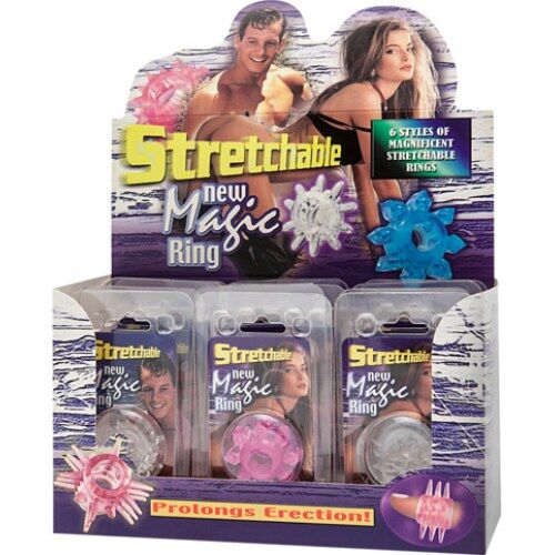 Ring MAGIC STRECH med olika stimuleringar