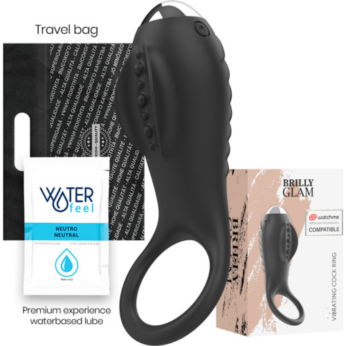 Brilly Glam Alan Vibrerande Ring med Watchme Kompatibilitet