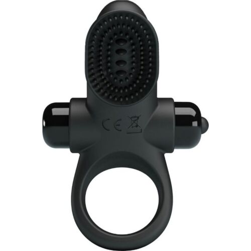 Ring Vibrator Pretty Love II för Svart Penis