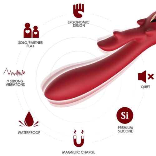 Rabbit Vibrator ARMONY ELK med separata motorer