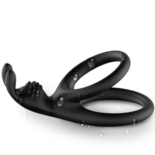 TENSY Double Rabbit Ring i svart för män
