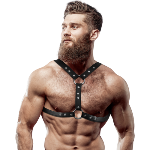 Sele för män FETISH SUBMISSIVE ATTITUDE med dubbel stöd