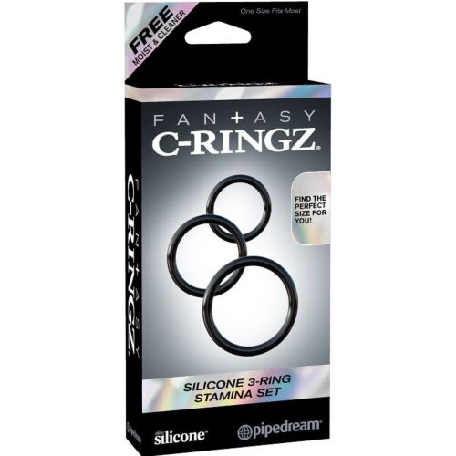 Penisringar Fantasy C-Ringz Set - Trippla njutningar