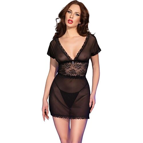 Babydoll CHILIROSE CR 4830 med Spetsdetaljer