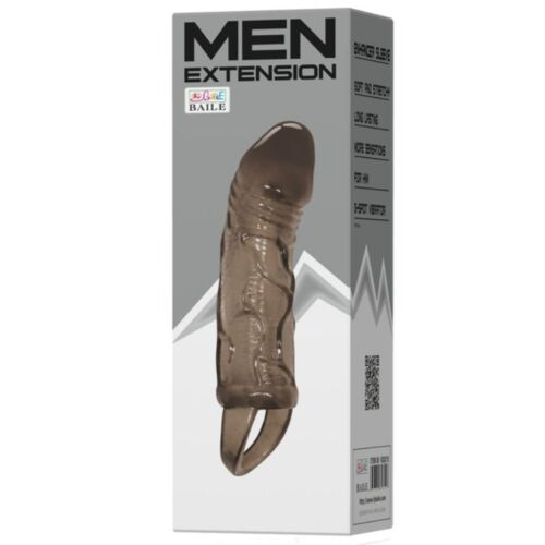Fundas med förlängning BAILE PENIS EXTENDER COVER MED REM