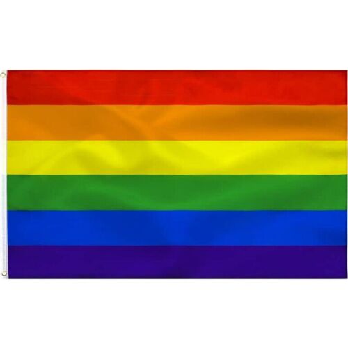 Regnbågsflagga PRIDE 90 x 150 cm för att fira mångfald