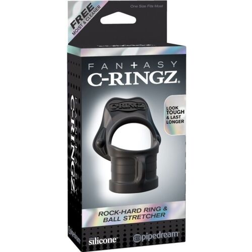 Cock Ring FANTASY C-RINGZ ROCK HARD med testikelstretcher