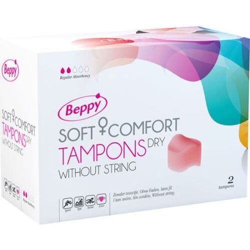 Beppy Classic Tamponger - Diskret och Bekväm Skydd, 2 st