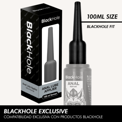 Anal Applicator BLACK HOLE L | Bekväm och preciserad användning
