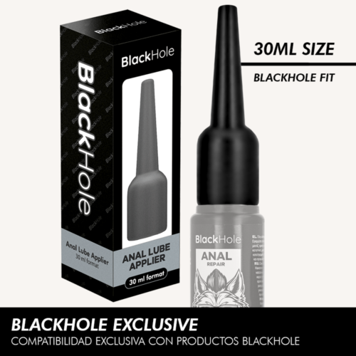 Anal Applicator BLACK HOLE S | Ergonomisk design för bekväm användning