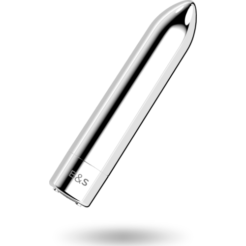 Vibrator BLACK&SILVER KAILAN 2 kompakt med magnetisk laddning