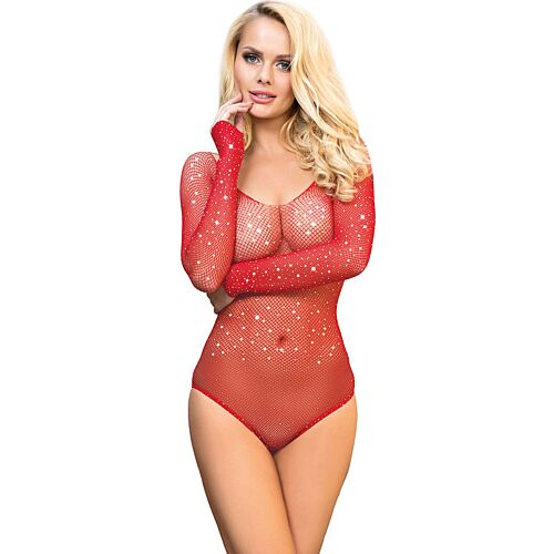 Bodysuit SUBBLIME Shiny Grill Body med Off Shoulders