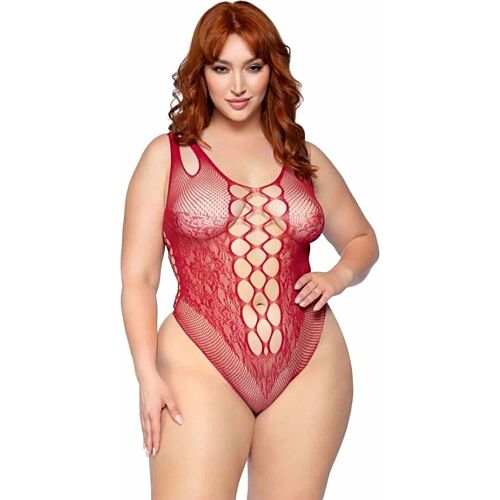 Leg Avenue Sömlös Bodysuit 81641X för kurvor