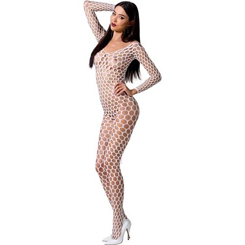 Bodystocking Passion Woman BS077 med Crotch Öppning