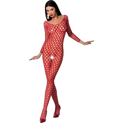 Bodystocking Passion Woman BS077 med Crotch Öppning