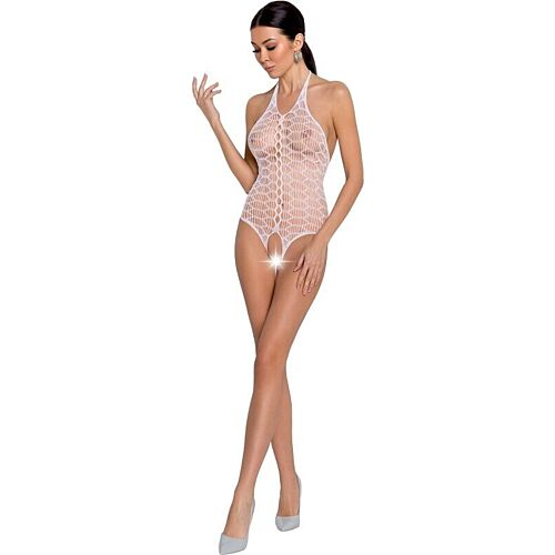 Bodystocking Passion Woman BS087 med spets och transparenser