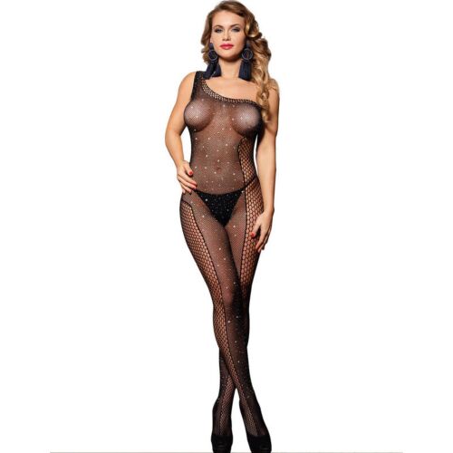 Sublime En Axel Bodystocking med Diamanter
