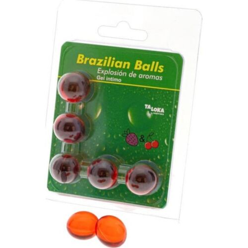 Bollar från Taloka Strawberry & Cherry Intimt Gel