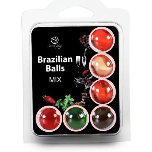 Bollar med Fruktsmak från Secretplay - 6 Smältande Bollar