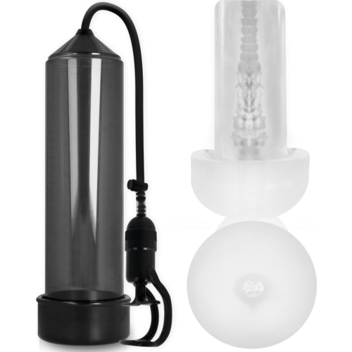 Pump för penis Pump Addicted RX5 med masturbator