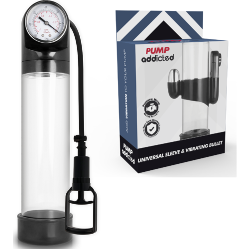 Pump Addicted RX9 Transparent Penis Pump med Vibrator