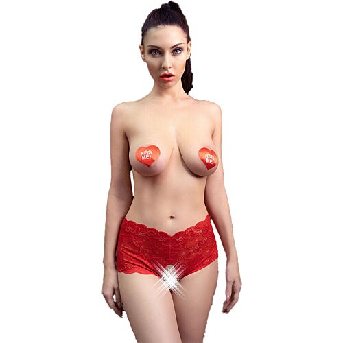 Crotchless Trosor CHILIROSE CR 4641 för Förförelse