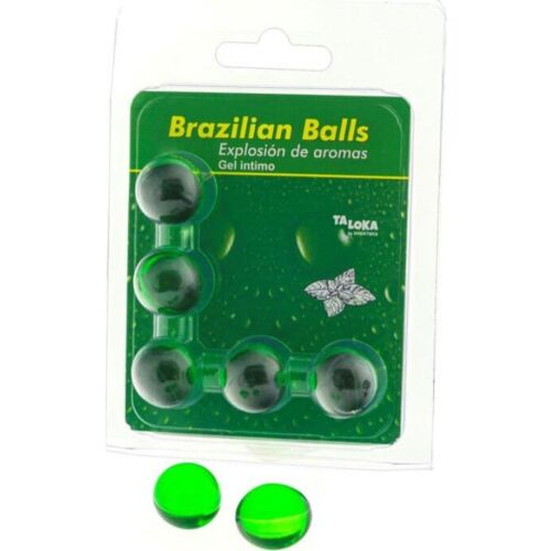 Brasilianska Bollar Taloka Mint Intimgel - 5 Bollar
