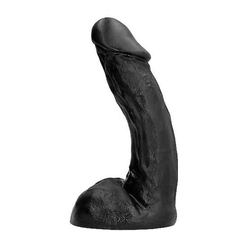 Dildo ALL BLACK 28 CM för G-punkt stimulering