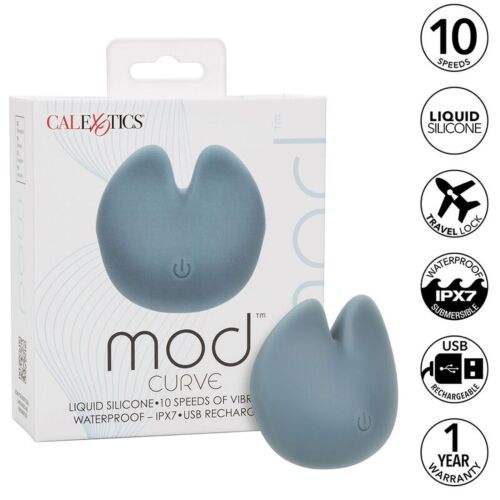Klitorisstimulator CalExotics Mod Curve med Dubbel Stimulator