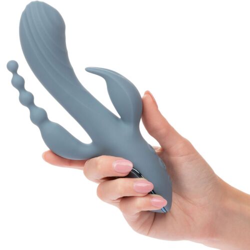 Rabbit Vibrator CALEXOTICS Triple Ecstasy med Trefunktioner