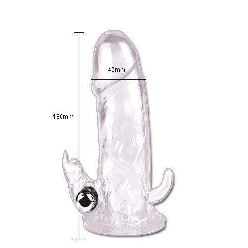Penis Sleeve BAILE FOR HIM Brave Man with Vibrating Stimulator