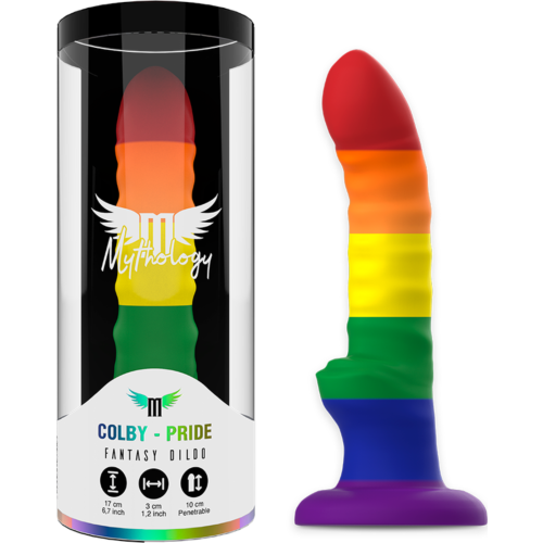 Mythology Her Colby Pride Dildo - Flexibelt Design