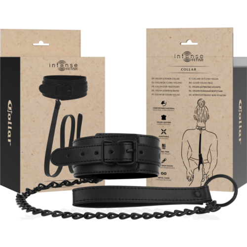 Halsband INTENSE FETISH av veganskt läder