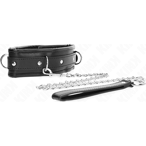 KINK Justerbart Halsband med 65 cm Koppel och Elegans