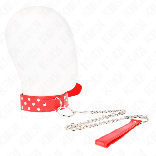 Halsband KINK med 65 cm koppel och ringnit justerbart 36-50 cm x 3,8 cm