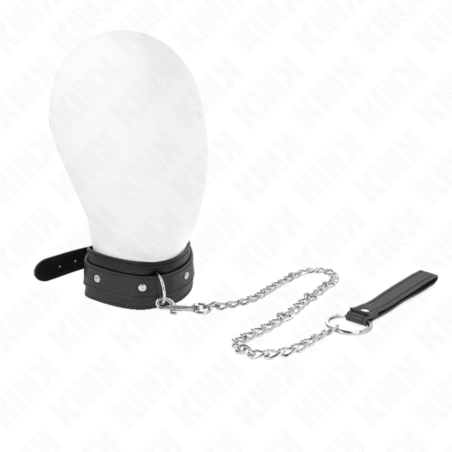 KINK Halsband med Koppel 65 cm - Justerbart Ring