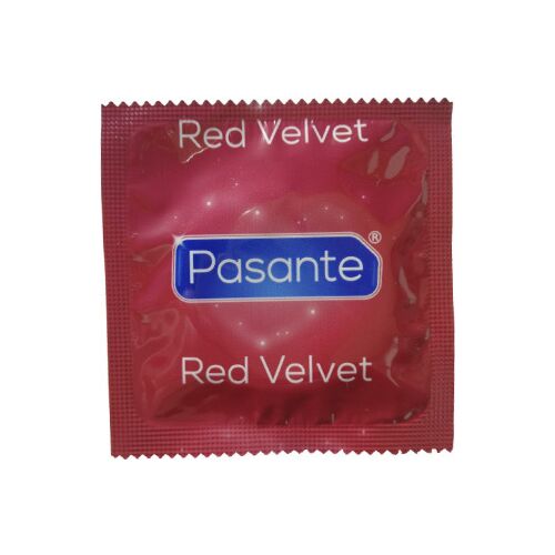 Pasante Red Velvet Enkelt Kondom