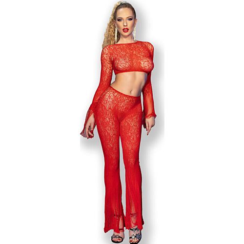 Sömlöst Set Chilirose CR 4648 Topp och Leggings