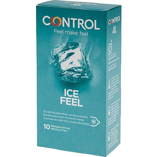 Control Ice Feel Kondomer med Mintdoft - 10 Pack