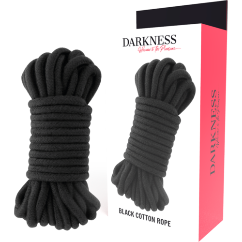 Bondageremsor Darkness 10m för Dominansspel