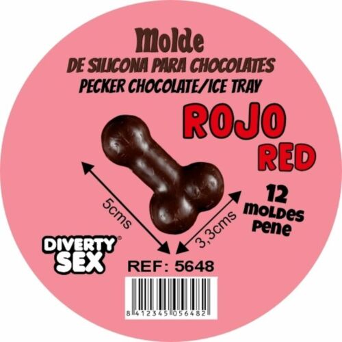 Gummiformar Diablo Picante med 12 penisformer