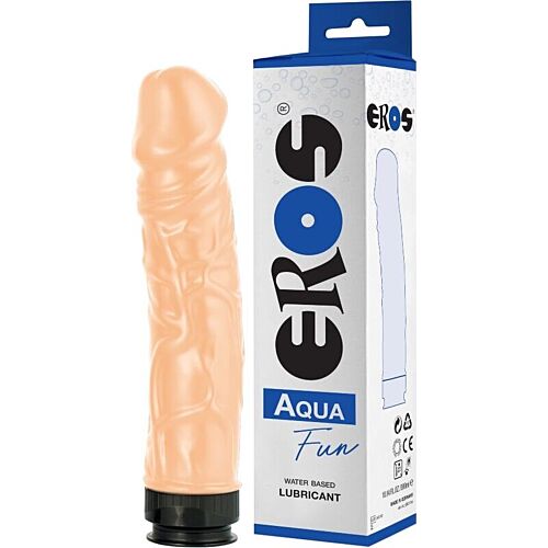 Rigid Dildo EROS Aqua Fun med Integrerat Glidmedel