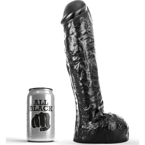 ALL BLACK DONG 29cm Tjock Dildo