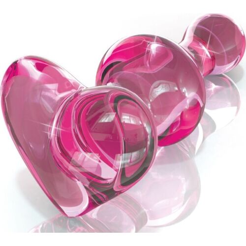 Dildo ICICLES N. 75 Glass Dildo med handgjord design