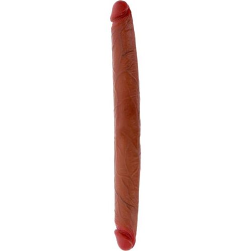 Dubbeländad Dildo Get Real 40cm med Rörlig Förhud