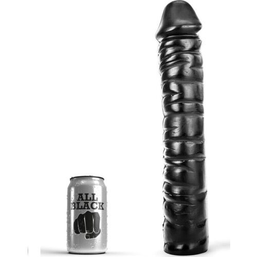 Dildo All Black 38 cm for Powerful Stimulation