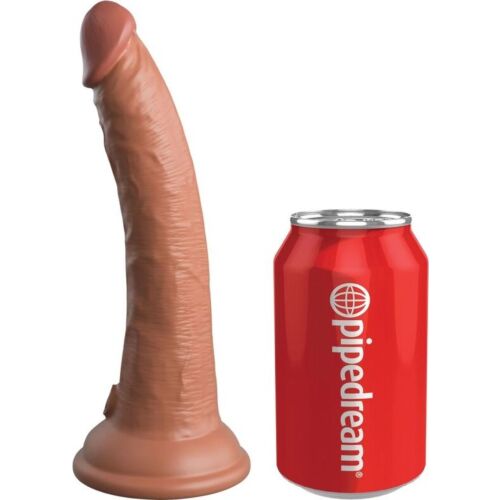Realistisk Dildo King Cock Elite 17,8 cm med Sugapparat