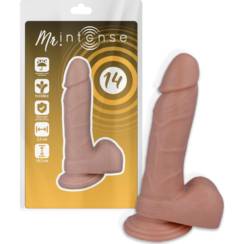 Realistisk Dildo MR. INTENSE 14 - 18,5 cm Längd